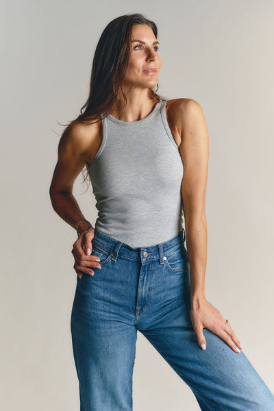 RIBBED TANK TOP GREY - thetstore_clothing